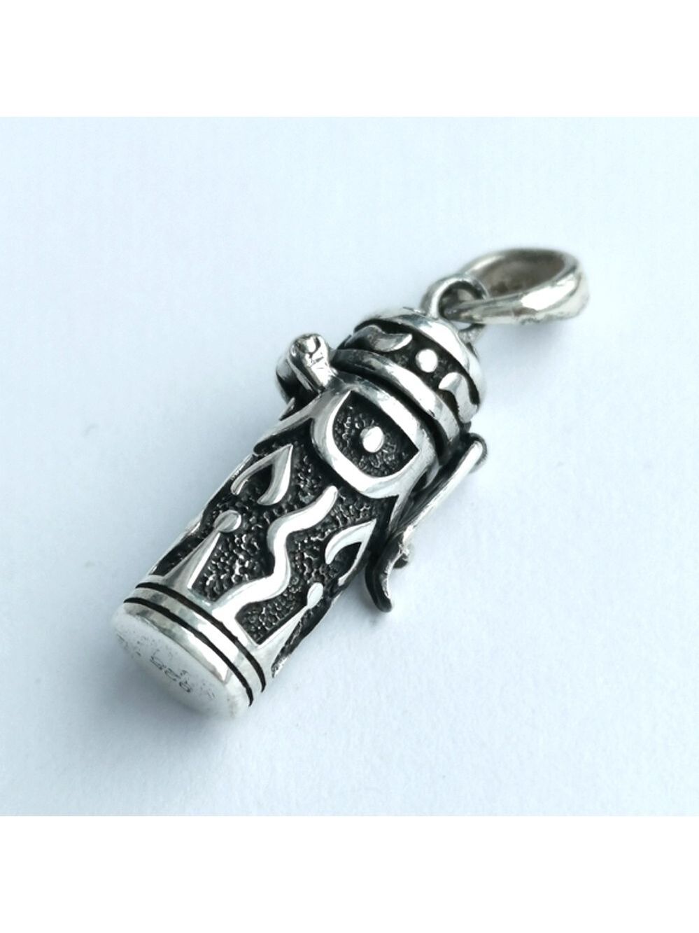 Sterling Silver Ash Box Locket Pendant Keepsake "Candle in the Wind"